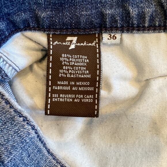 7 For All Mankind Men's Relaxed Distressed Jeans Size 36x29 - Picture 6 of 6